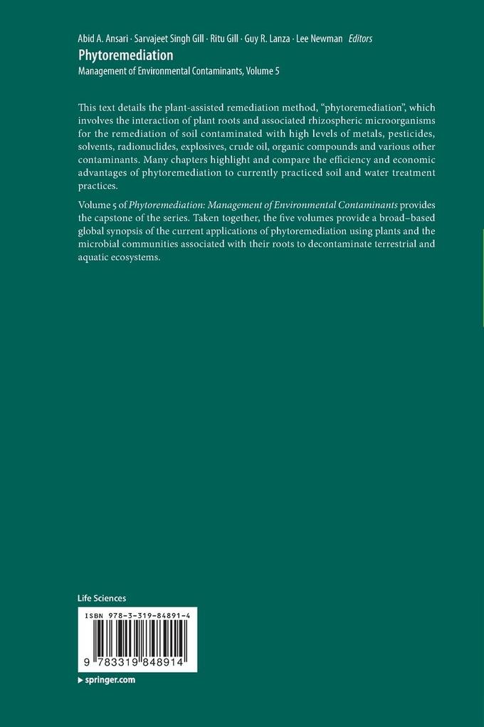 Weitere Ansicht: Phytoremediation