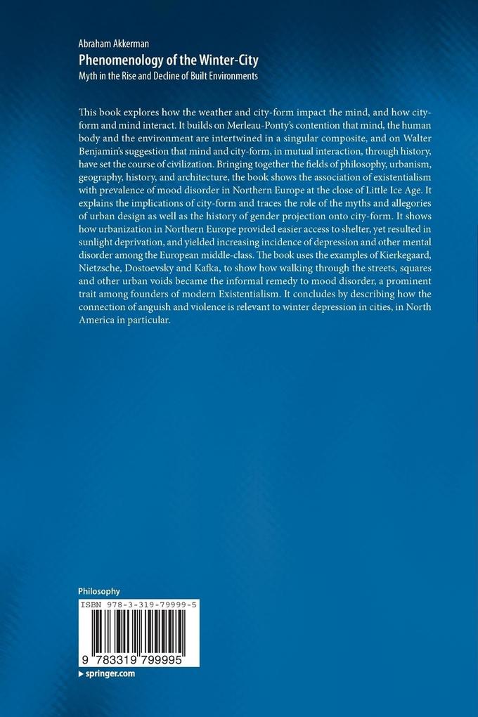 Weitere Ansicht: Phenomenology of the Winter-City | Abraham Akkerman