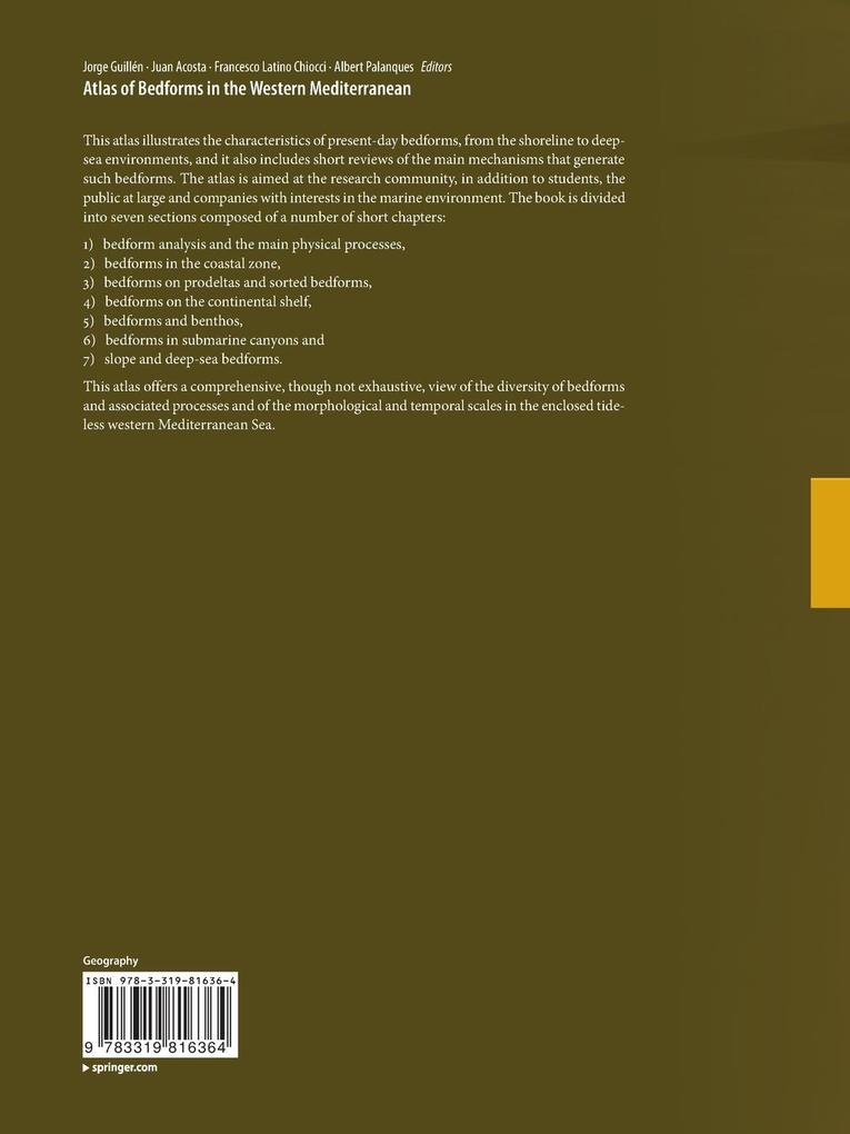 Weitere Ansicht: Atlas of Bedforms in the Western Mediterranean