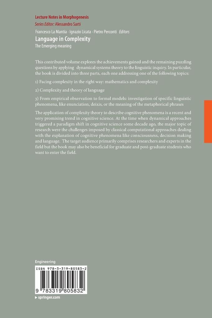 Weitere Ansicht: Language in Complexity