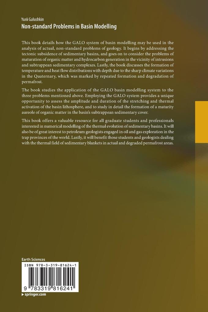 Weitere Ansicht: Non-standard Problems in Basin Modelling | Yurii Galushkin