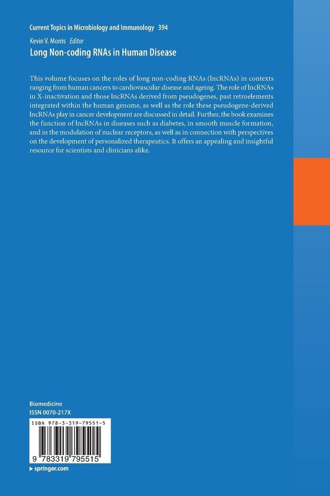 Weitere Ansicht: Long Non-coding RNAs in Human Disease