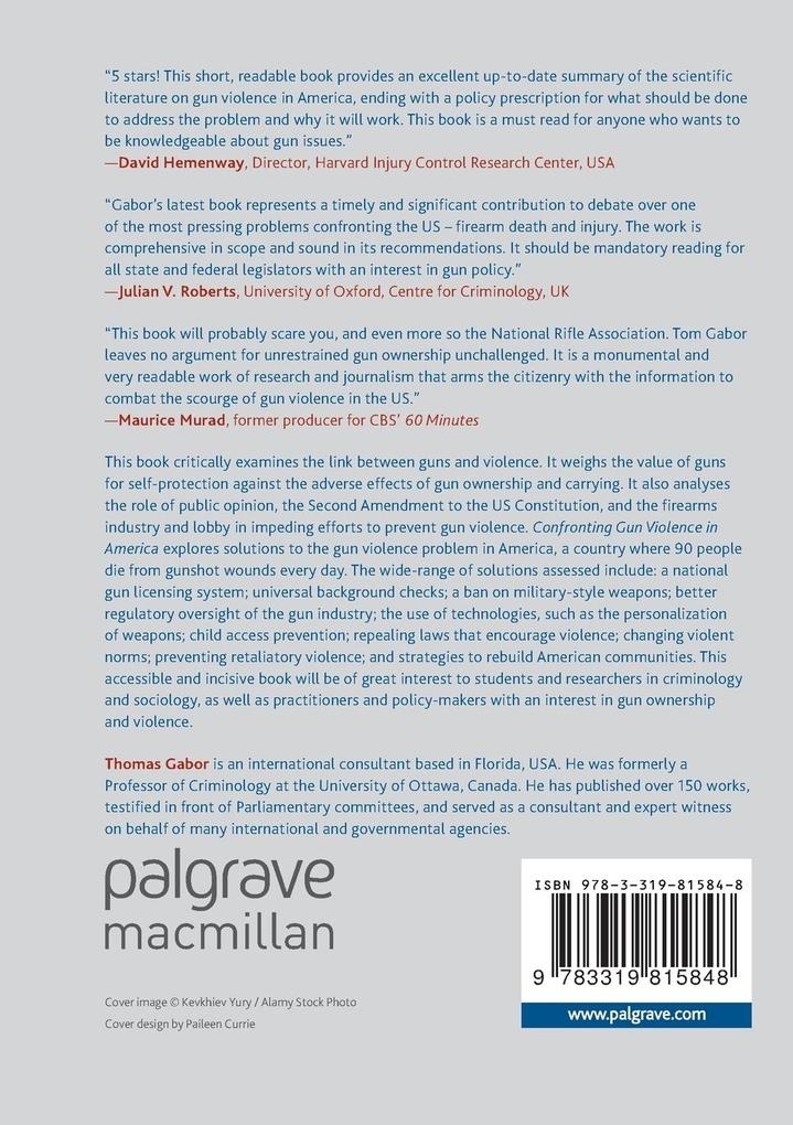 Weitere Ansicht: Confronting Gun Violence in America | Thomas Gabor