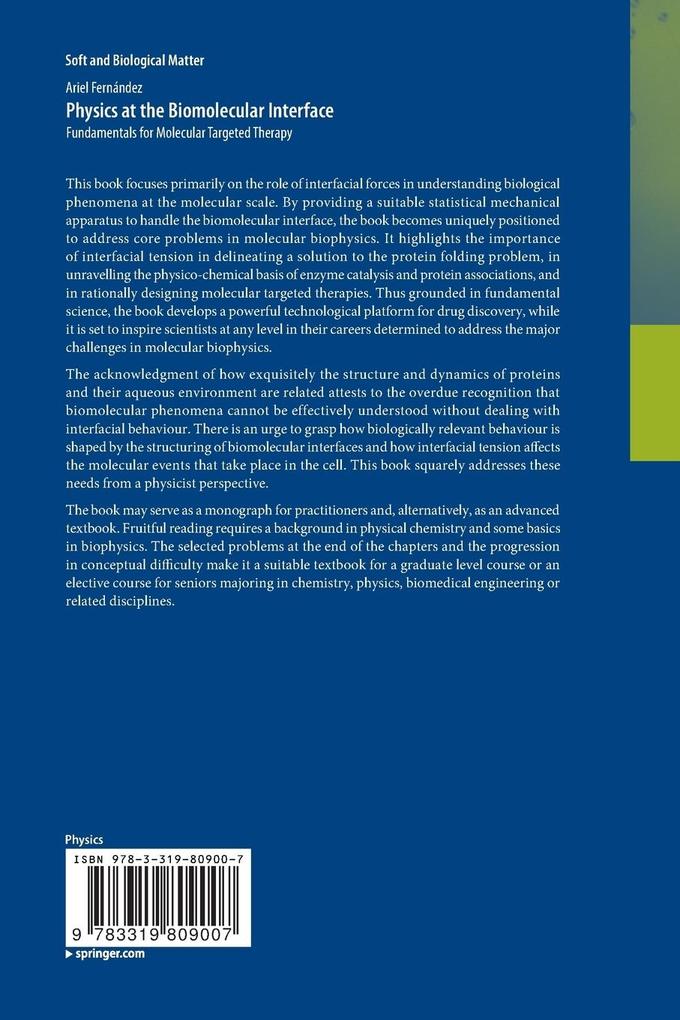 Weitere Ansicht: Physics at the Biomolecular Interface | Ariel Fernández