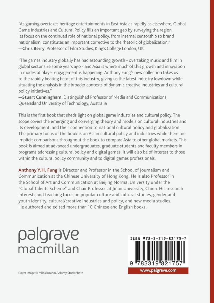 Weitere Ansicht: Global Game Industries and Cultural Policy