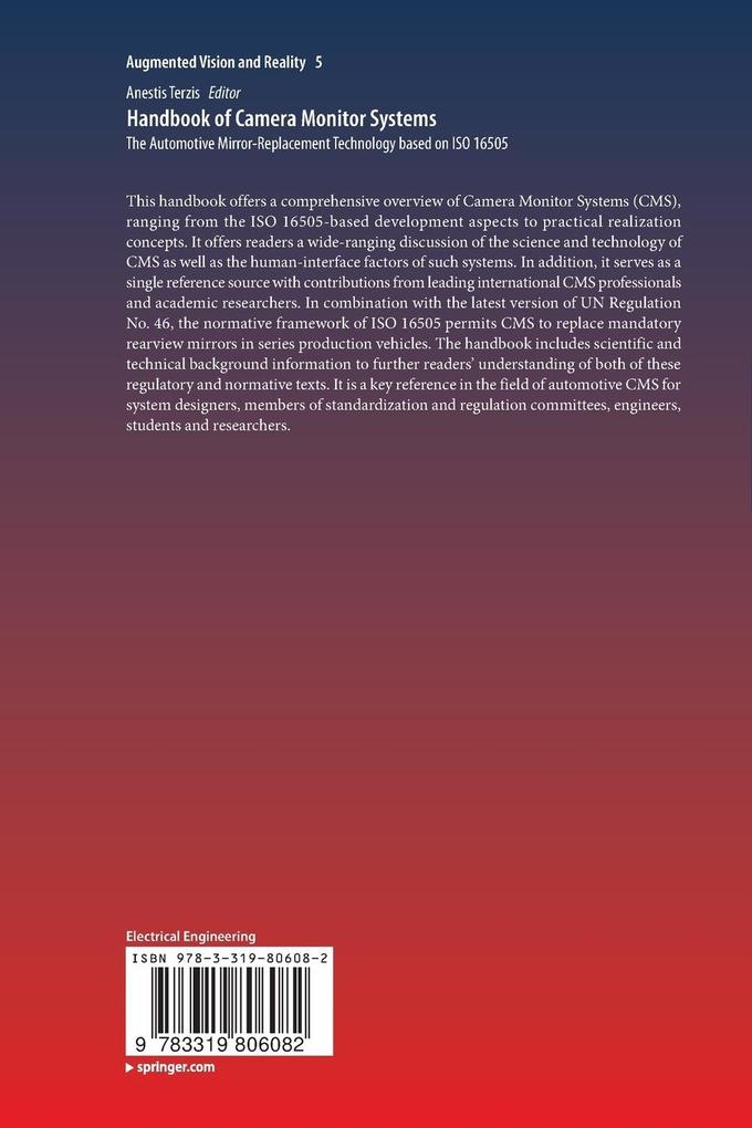 Weitere Ansicht: Handbook of Camera Monitor Systems
