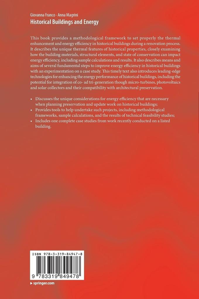 Weitere Ansicht: Historical Buildings and Energy | Giovanna Franco, Anna Magrini