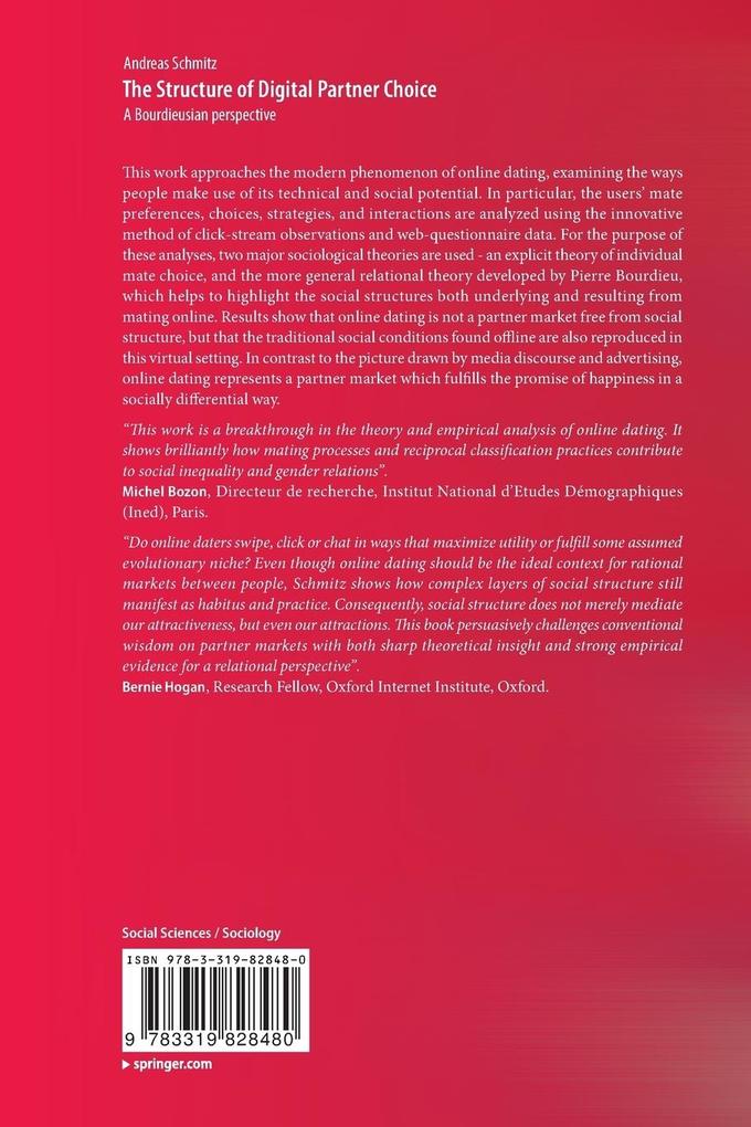 Weitere Ansicht: The Structure of Digital Partner Choice | Andreas Schmitz