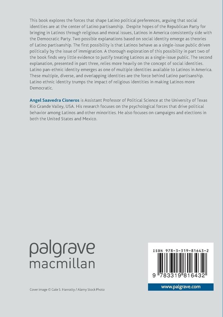 Weitere Ansicht: Latino Identity and Political Attitudes | Angel Saavedra Cisneros