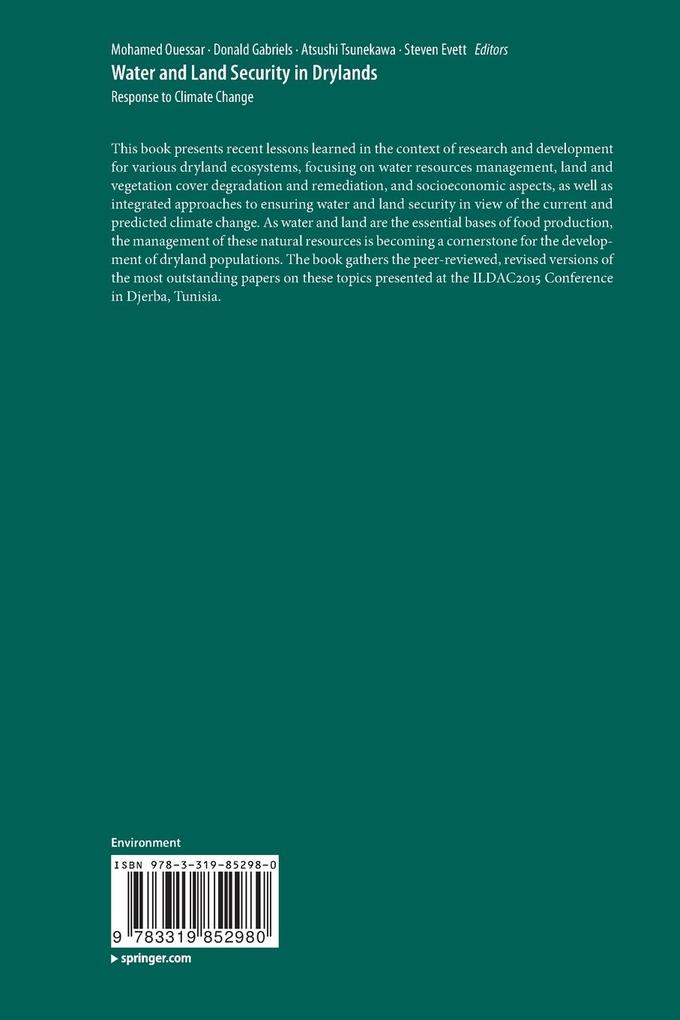 Weitere Ansicht: Water and Land Security in Drylands