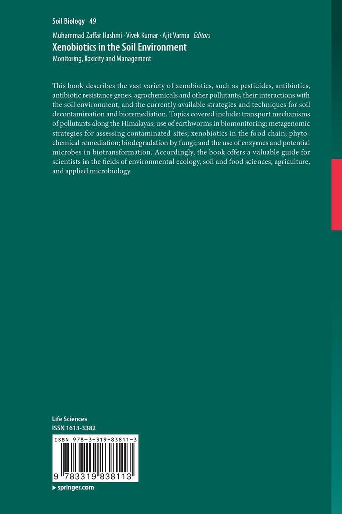 Weitere Ansicht: Xenobiotics in the Soil Environment