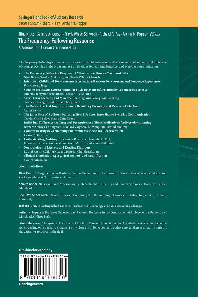 Weitere Ansicht: The Frequency-Following Response