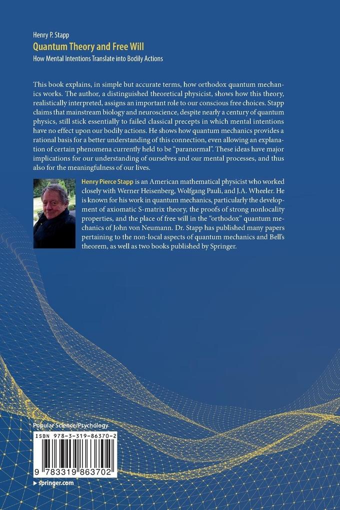 Weitere Ansicht: Quantum Theory and Free Will | Henry P. Stapp