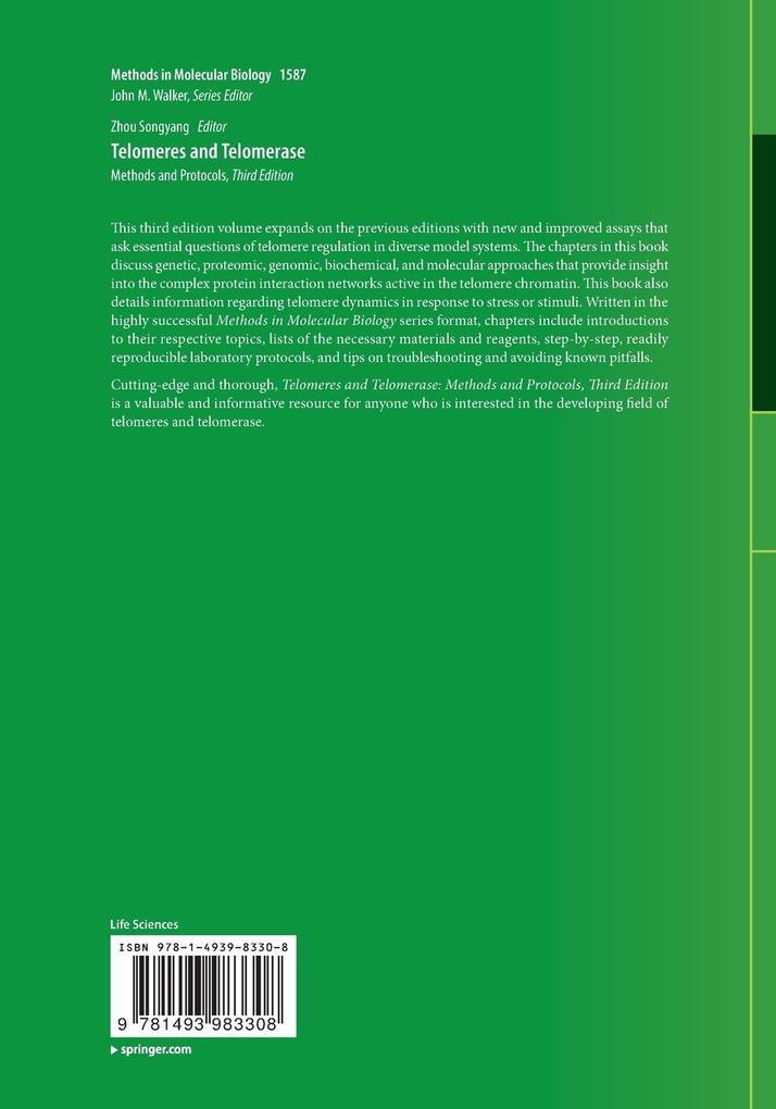 Weitere Ansicht: Telomeres and Telomerase