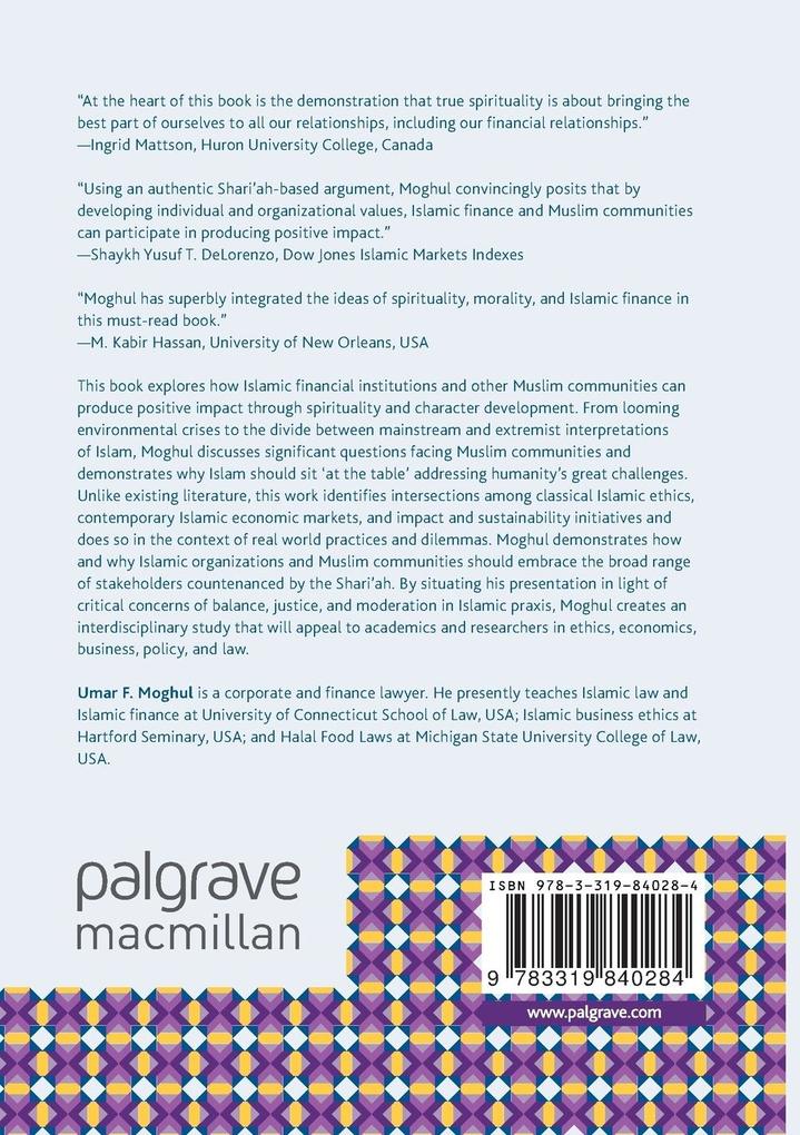 Weitere Ansicht: A Socially Responsible Islamic Finance | Umar F. Moghul