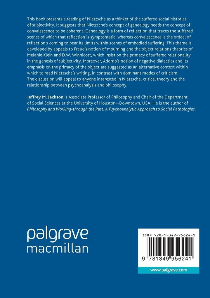 Weitere Ansicht: Nietzsche and Suffered Social Histories | Jeffrey M. Jackson