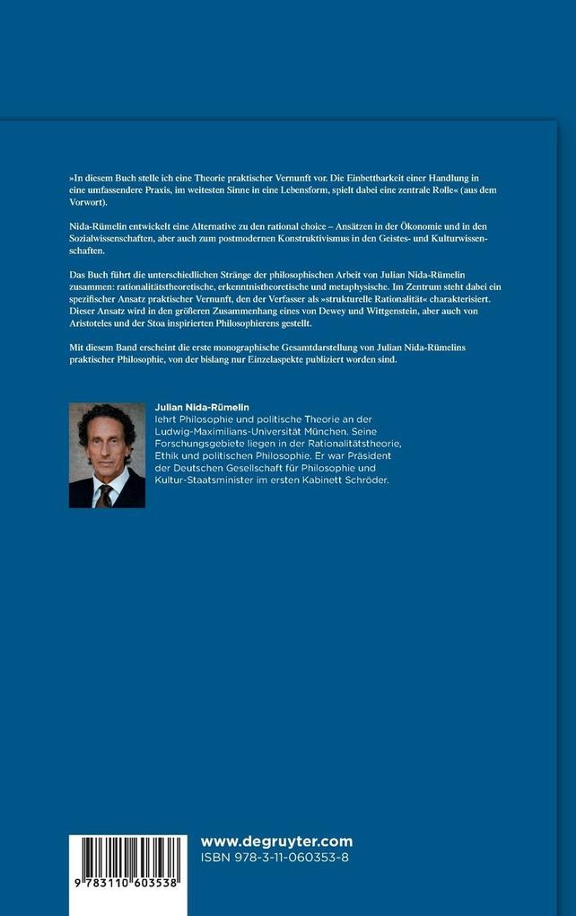 Weitere Ansicht: Eine Theorie praktischer Vernunft | Julian Nida-Rümelin