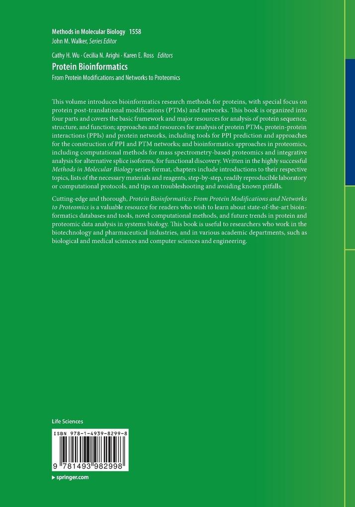 Weitere Ansicht: Protein Bioinformatics