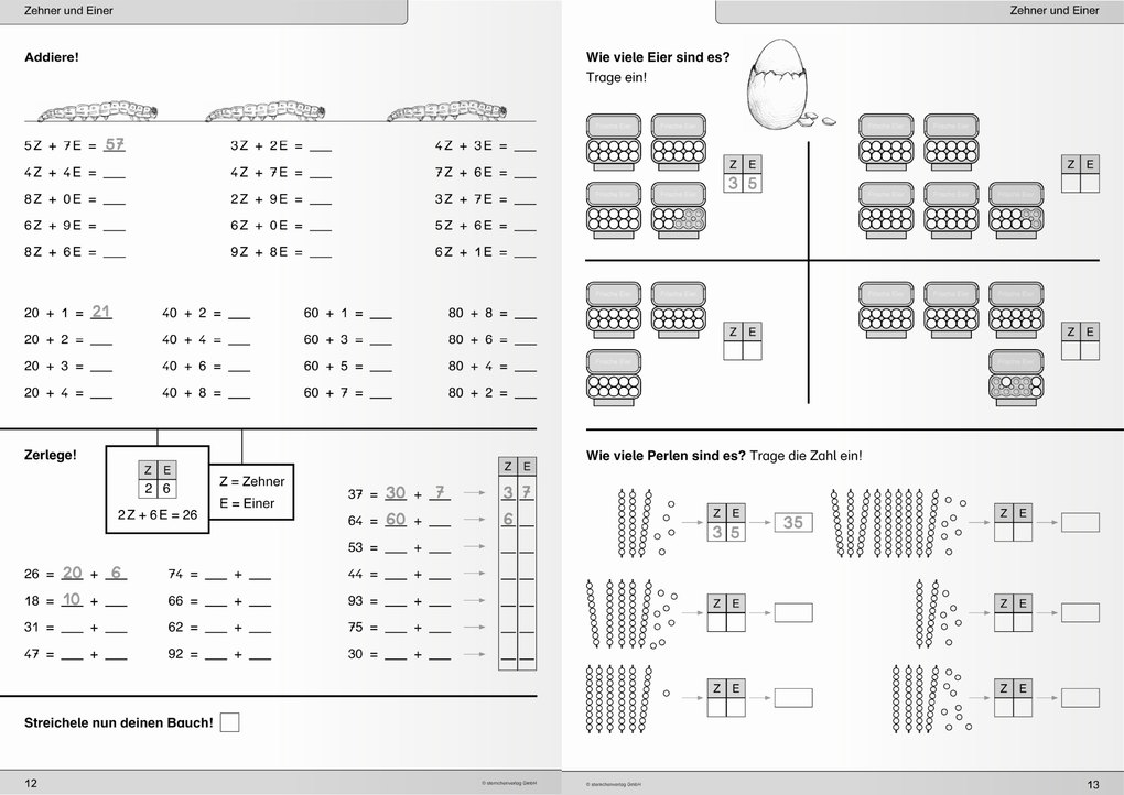 Weitere Ansicht: Ich kann rechnen 3&4 - 2 Schülerarbeitshefte für die 3. Klasse | Katrin Langhans, sternchenverlag GmbH