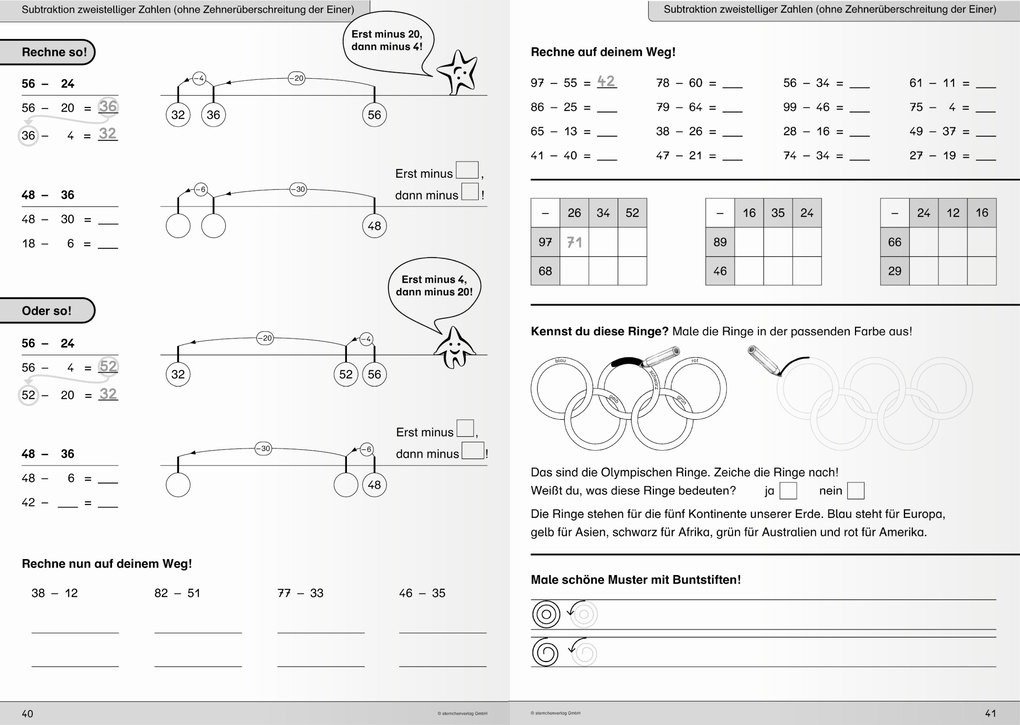 Weitere Ansicht: Ich kann rechnen 3&4 - 2 Schülerarbeitshefte für die 3. Klasse | Katrin Langhans, sternchenverlag GmbH