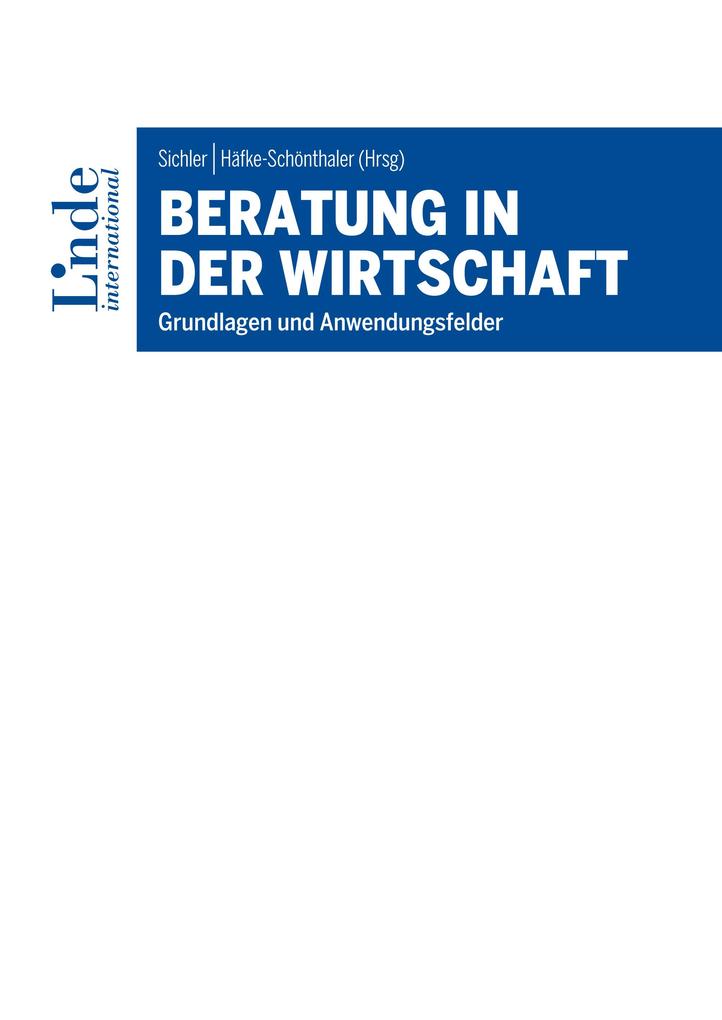 Produktbild: Beratung in der Wirtschaft