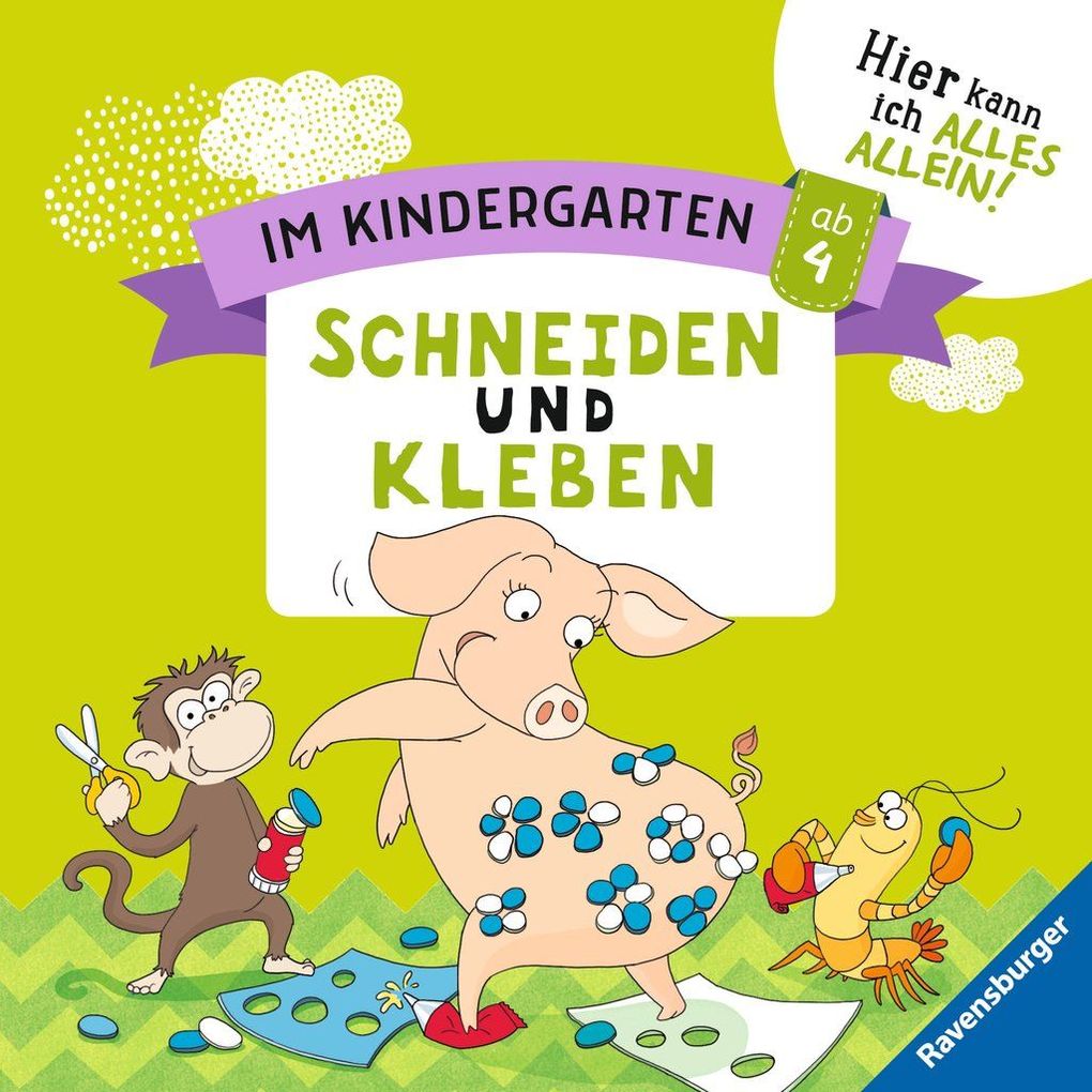 Produktbild: Im Kindergarten: Schneiden und Kleben | Kirstin Jebautzke
