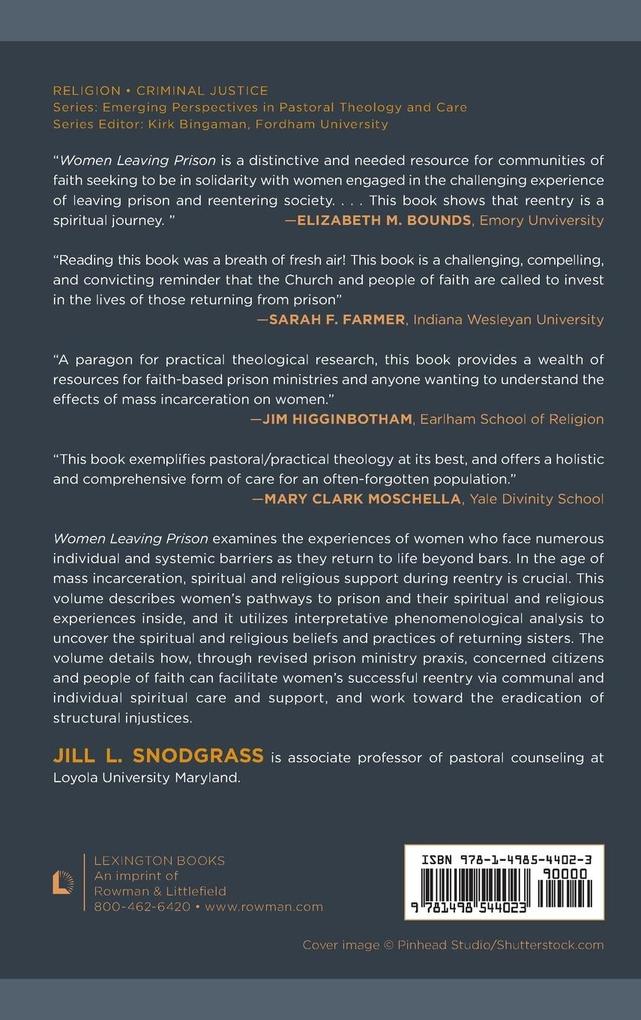 Weitere Ansicht: Women Leaving Prison | Jill L. Snodgrass