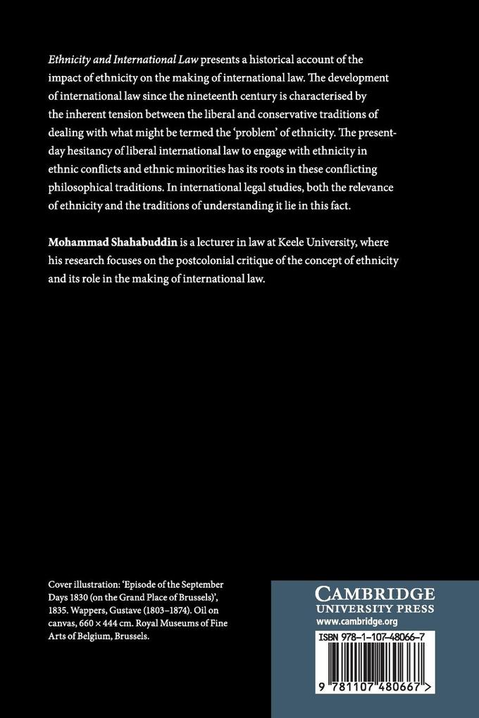 Weitere Ansicht: Ethnicity and International Law | Mohammad Shahabuddin