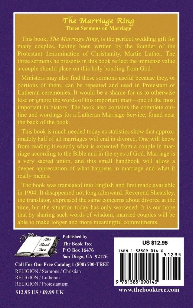 Weitere Ansicht: The Marriage Ring | Martin Luther