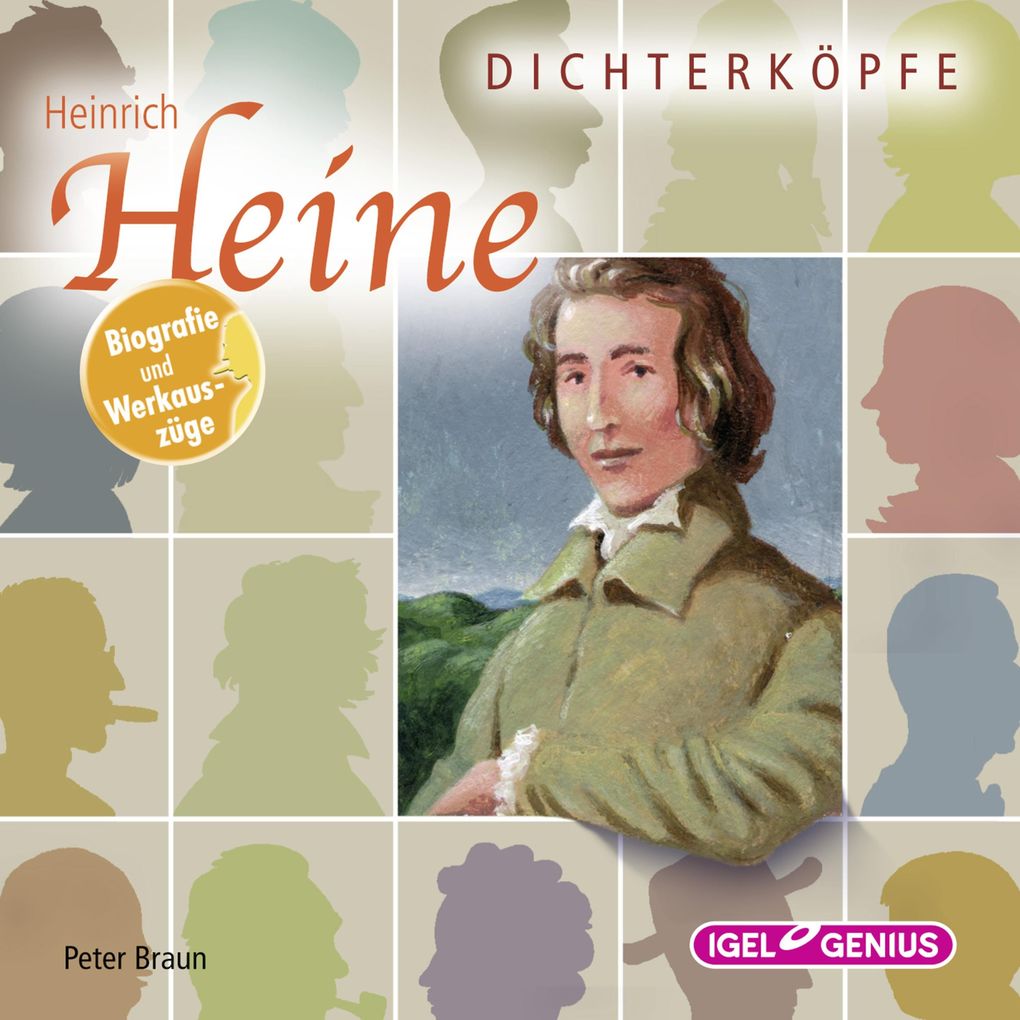 Produktbild: Dichterköpfe. Heinrich Heine | Peter Braun