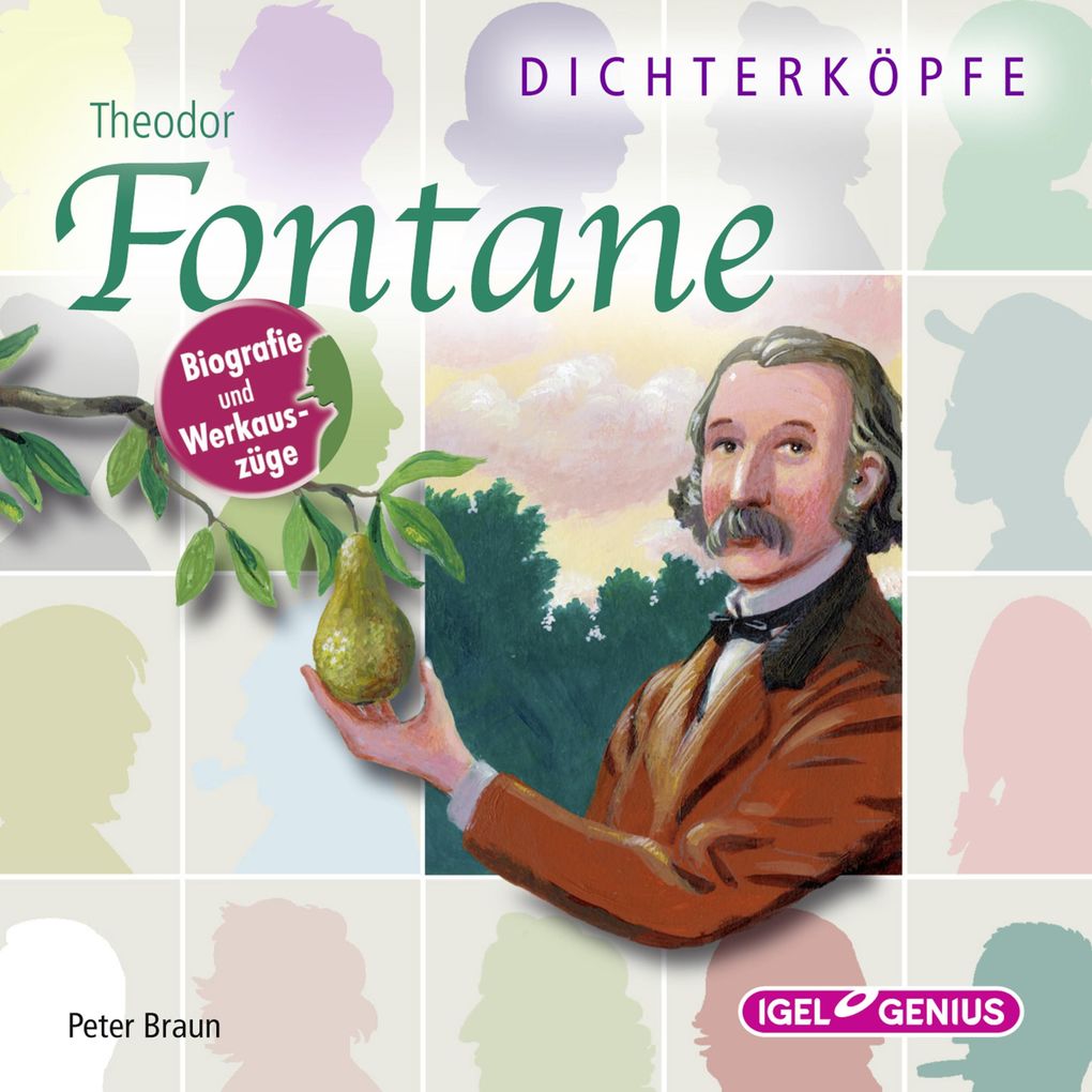 Produktbild: Dichterköpfe. Theodor Fontane | Peter Braun