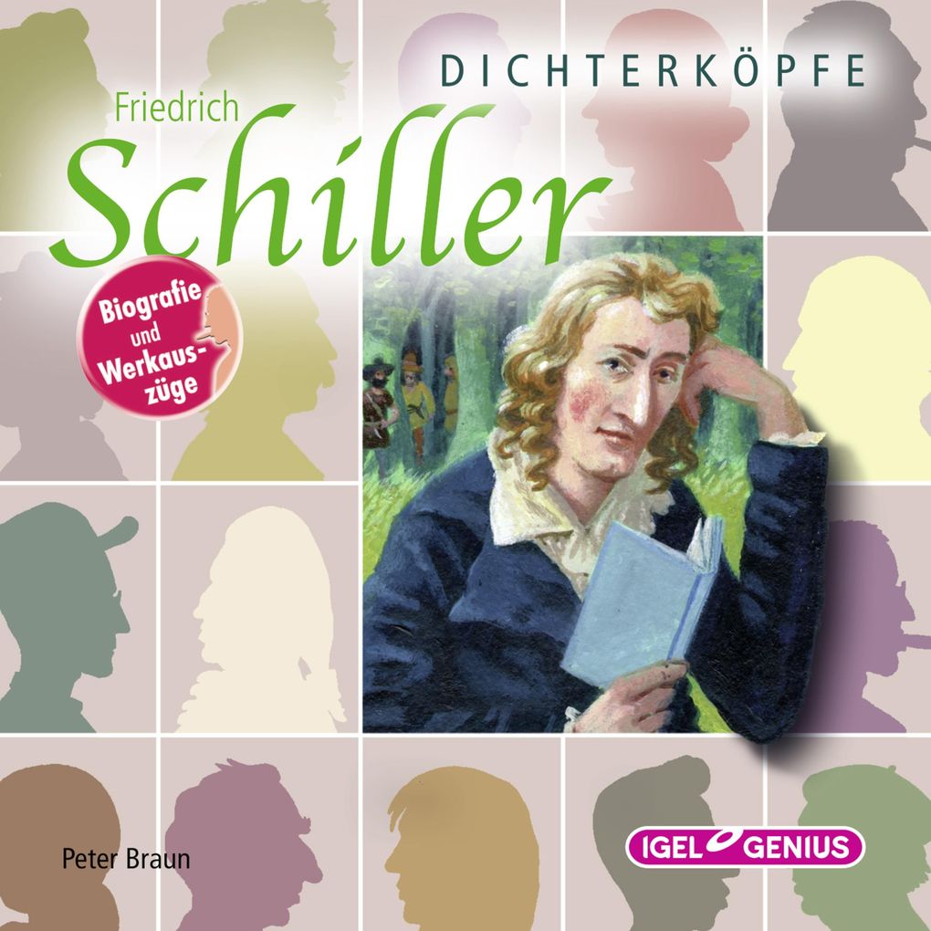 Produktbild: Dichterköpfe. Friedrich Schiller | Peter Braun