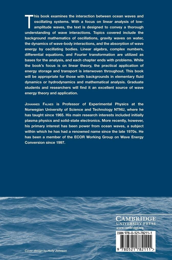 Weitere Ansicht: Ocean Waves and Oscillating Systems | Johannes Falnes