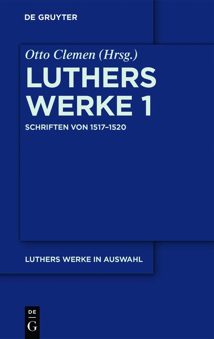 Produktbild: Schriften von 1517-1520 | Martin Luther