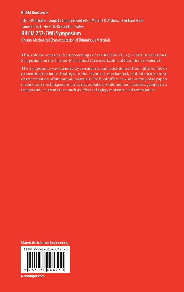 Weitere Ansicht: RILEM 252-CMB Symposium