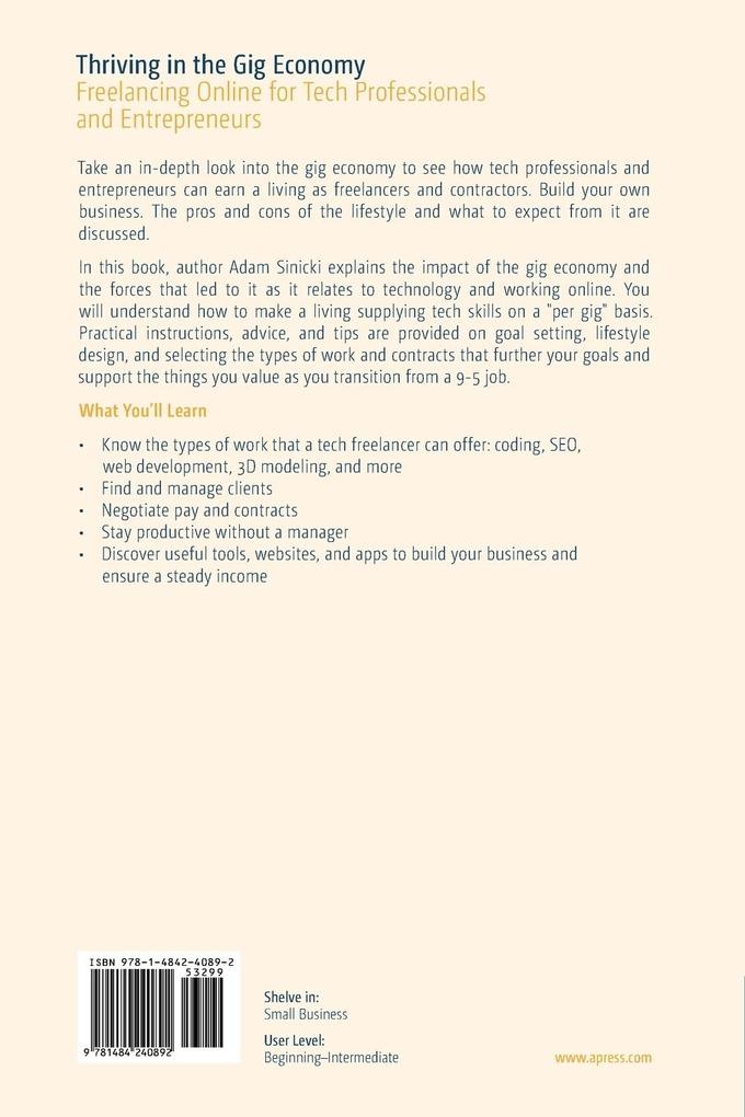 Weitere Ansicht: Thriving in the Gig Economy | Adam Sinicki