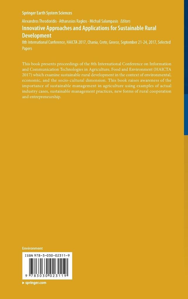 Weitere Ansicht: Innovative Approaches and Applications for Sustainable Rural Development