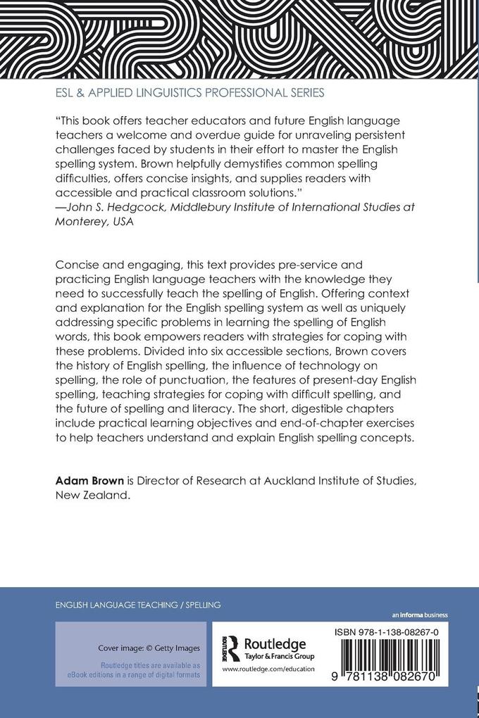 Weitere Ansicht: Understanding and Teaching English Spelling | Adam Brown