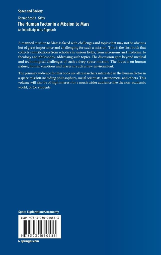Weitere Ansicht: The Human Factor in a Mission to Mars
