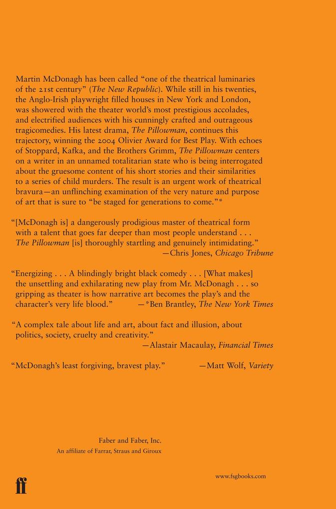 Weitere Ansicht: The Pillowman | Martin McDonagh