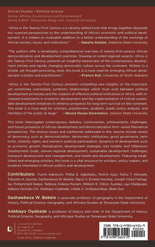 Weitere Ansicht: Africa in the Twenty-First Century