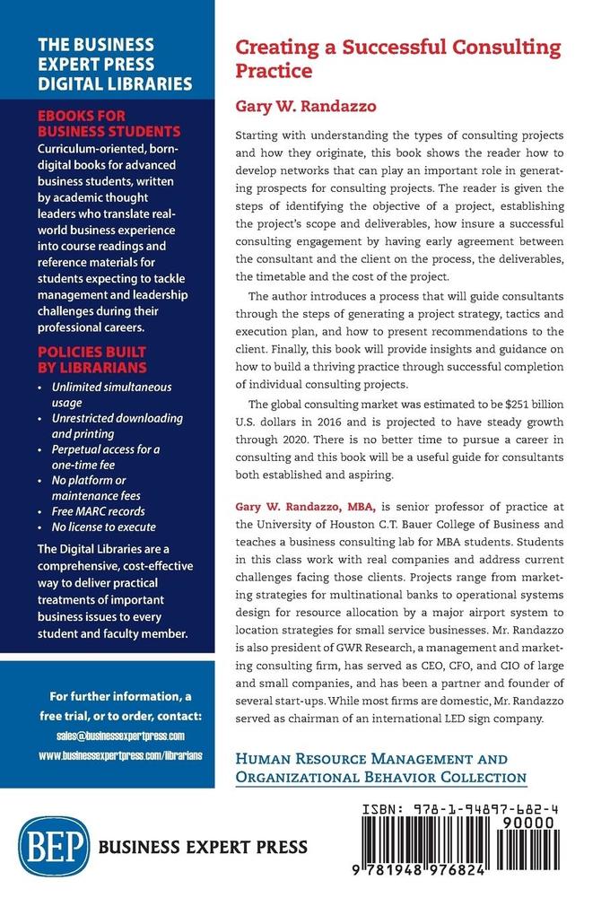 Weitere Ansicht: Creating a Successful Consulting Practice | Gary W. Randazzo