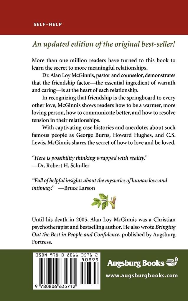 Weitere Ansicht: The Friendship Factor | Alan Loy McGinnis