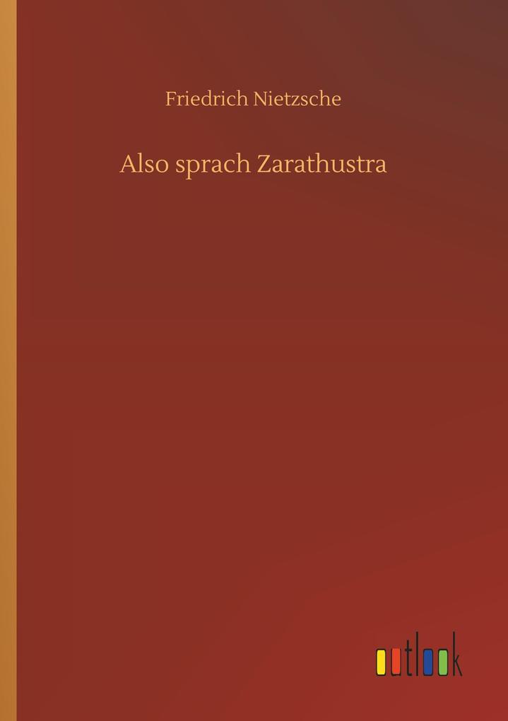 Produktbild: Also sprach Zarathustra | Friedrich Nietzsche