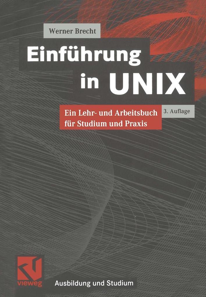 Produktbild: Einführung in UNIX