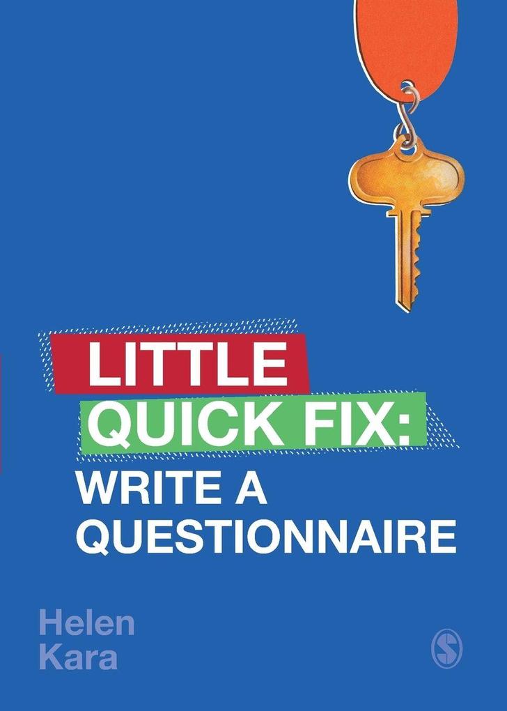 Produktbild: Write a Questionnaire | Helen Kara