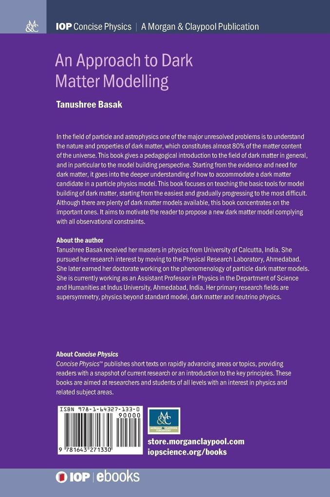Weitere Ansicht: An Approach to Dark Matter Modelling | Tanushree Basak