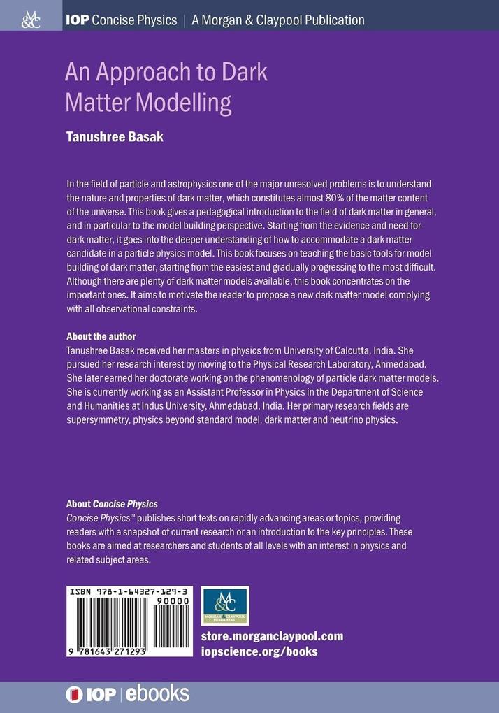 Weitere Ansicht: An Approach to Dark Matter Modelling | Tanushree Basak