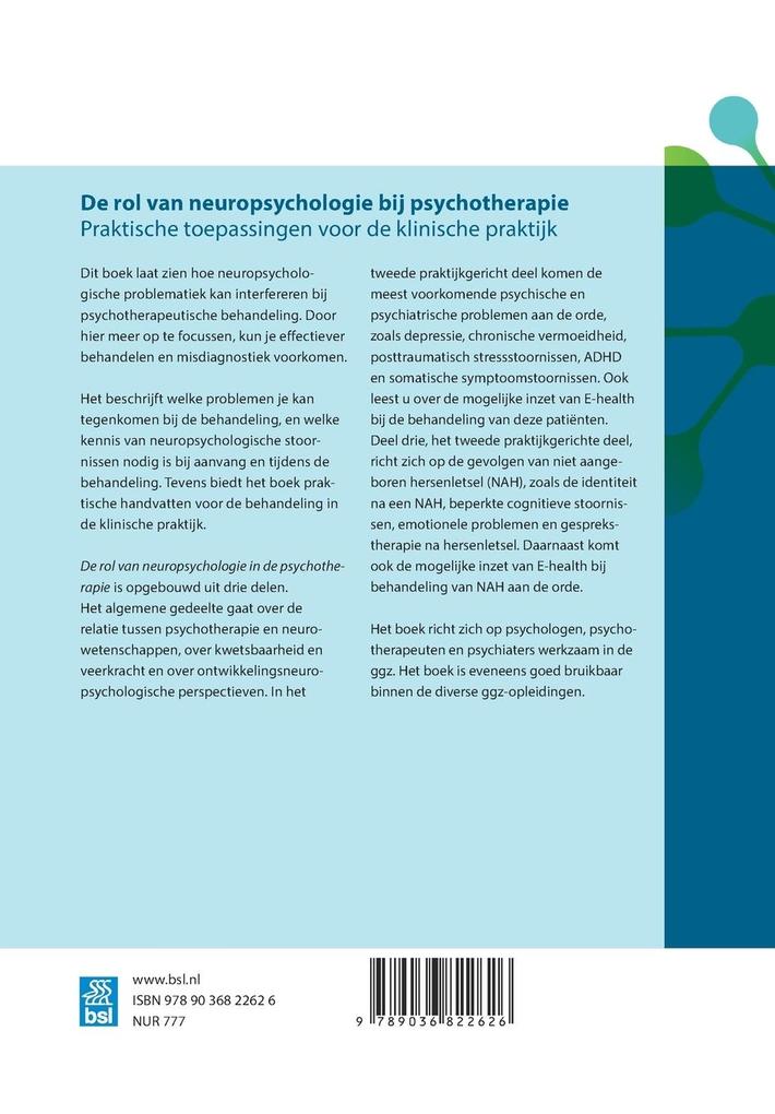 Weitere Ansicht: de Rol Van Neuropsychologie Bij Psychotherapie