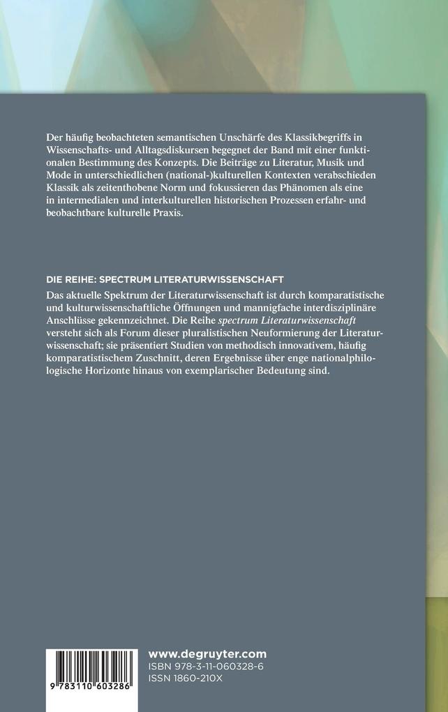 Weitere Ansicht: Klassik als kulturelle Praxis